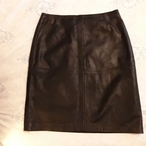 Casual Corner Annex Leather Skirt-Size M